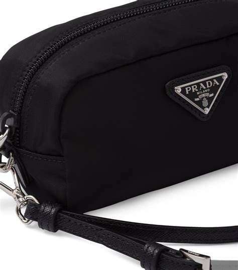 prada cosmetic bag nylon|Prada nylon shoulder bag price.